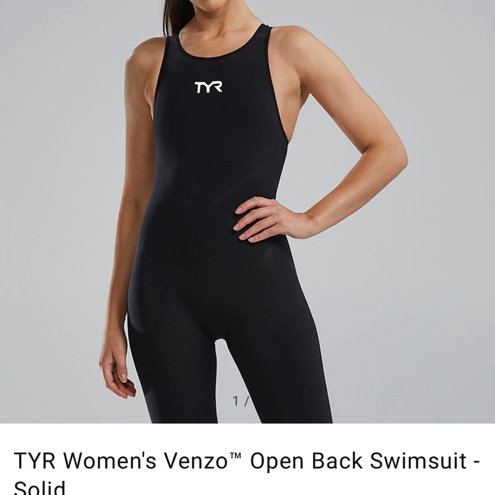 Brand new with tags and box TYR Venzo open back tech suit